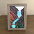 Waterfall Canyon Landscape Sea Glass Framed Art - image 5