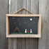 Moon & Stars Camping Couple Sea Glass Framed Art - image 4