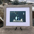 Spooky Cute Ghost & Cat Halloween Sea Glass Framed Art - image 6