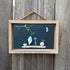 Spooky Cute Ghost & Cat Halloween Sea Glass Framed Art - image 5