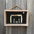 Contemporary Nativity Scene Sea Glass Framed Art - image 3