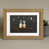 Hand In Hand Night Sky Couple Sea Glass Framed Art - image 3