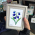 Farmhouse Calming Bluebell Sea Glass Framed Art - image 4