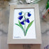 Farmhouse Calming Bluebell Sea Glass Framed Art - image 0