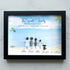 Beach Scene Personalized Family Name Sea Glass Framed Art - Black - 6" X 8" - image 9