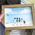 Beach Scene Personalized Family Name Sea Glass Framed Art - image 3
