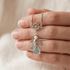 Voyage Guardian Angel Grateful Heart Sea Glass Necklace - image 4