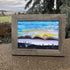 Mountain Scene Desert Fusion Pebble Sea Glass Framed Art - image 2