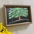 Tree Of Life Falling Leaves Artisan Sea Glass Framed Art - image 3