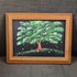 Tree Of Life Falling Leaves Artisan Sea Glass Framed Art - image 4
