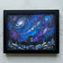 Romantic Galaxy Night Sky Sea Glass Framed Art - Black - 6" X 8" - image 8