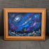 Romantic Galaxy Night Sky Sea Glass Framed Art - image 3