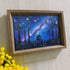 Milky Way & Starry Night Couple Sea Glass Framed Art - image 3