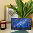 Milky Way & Starry Night Couple Sea Glass Framed Art - Seaglass Card - 6" X 8" - image 1