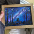 Milky Way & Starry Night Couple Sea Glass Framed Art - image 5