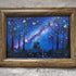 Milky Way & Starry Night Couple Sea Glass Framed Art - image 0