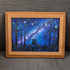 Milky Way & Starry Night Couple Sea Glass Framed Art - image 4