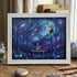 To The Moon And Back Night Sky Sea Glass Framed Art - White - 6" X 8" - image 9