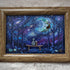 To The Moon And Back Night Sky Sea Glass Framed Art - image 3