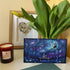 To The Moon And Back Night Sky Sea Glass Framed Art - Seaglass Card - 6" X 8" - image 1