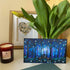 Enchanted Blue Night Lovers Sea Glass Framed Art - Seaglass Card - 6" X 8" - image 1