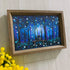 Enchanted Blue Night Lovers Sea Glass Framed Art - image 3