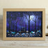 Forever & Always Couple In Starry Night Sea Glass Framed Art - Oak - 6" X 8" - image 6