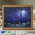 Forever & Always Couple In Starry Night Sea Glass Framed Art - Walnut Brown - 6" X 8" - image 7