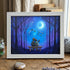 Soulmate Couple Stargazing Sea Glass Framed Art - White - 6" X 8" - image 9