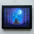 Soulmate Couple Stargazing Sea Glass Framed Art - Black - 6" X 8" - image 8