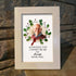 Custom Loved One Photo Memorial Sea Glass Wreath Framed Art - image 3