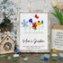 Mom's Garden Custom Names Flower Sea Glass Framed Art - Retro White - 8" X 6" - image 10