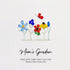 Mom's Garden Custom Names Flower Sea Glass Framed Art - image 2