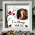 Always With You Personalized Memorial Photo Sea Glass Framed Art - image 0