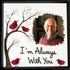 Always With You Personalized Memorial Photo Sea Glass Framed Art - image 6