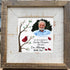 Custom Photo Name Date Memorial Sea Glass Framed Art - image 6
