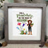 Garden Custom Name Plantaholic Sea Glass Framed Art - image 0
