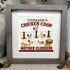 Mother Cluckers Chicken Coop Custom Name Sea Glass Framed Art - image 3