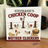 Mother Cluckers Chicken Coop Custom Name Sea Glass Framed Art - Seaglass Card - 8" X 8" - image 1