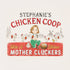 Chicken Lady Coop Sign Custom Name Sea Glass Framed Art - image 2