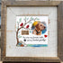 Pet Memorial Custom Photo Name Date Sea Glass Framed Art - image 3