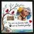Pet Memorial Custom Photo Name Date Sea Glass Framed Art - image 5