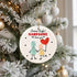 Drive Safe Handsome Sea Glass Hanging Ornament - image 3