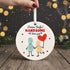 Drive Safe Handsome Sea Glass Hanging Ornament - image 2