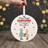 Handsome Driver Safety Reminder Sea Glass Hanging Ornament - image 4