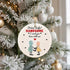 Handsome Driver Safety Reminder Sea Glass Hanging Ornament - image 2