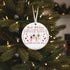 Funny Best Friends Wine Toasting Sea Glass Hanging Ornament - image 5
