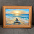 Romantic Beach Stone Couple Sea Glass Framed Art - image 5