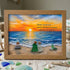 Treasures Found in Moments Couple Sea Glass Framed Art - Walnut Brown - 6" X 8" - image 7