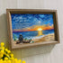 Let The Sea Set You Healing Night Free Sea Glass Framed Art - image 3